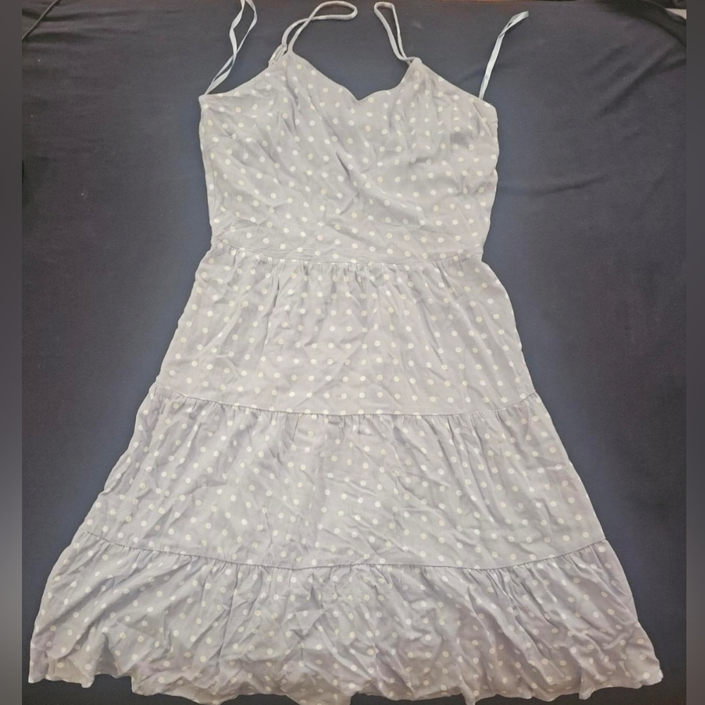 Monteau Light Purple Polkadot pattern Large Dress